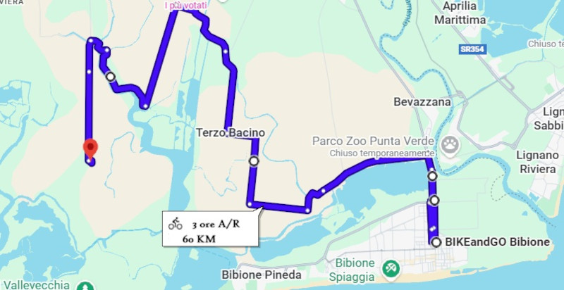 Tour in Bici: Bibione, Terzo Bacino e Brussa